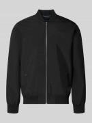 Matinique Jacke mit Stehkragen Modell 'clay' in Black, Größe L