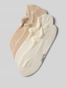 Jake*s Casual Sneakersocken in Ripp-Optik im 4er-Pack in Offwhite, Grö...