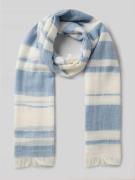 B.Young Schal mit Fransen Modell 'VIOBBY' in Hellblau, Größe 1