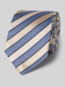 OLYMP Seidenkrawatte im Allover-Look (6,5 cm) in Sand, Größe 1