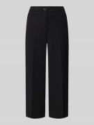 STEHMANN Hose mit verkürzter Passform Modell 'Hillda-650' in Black, Gr...