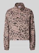 PUMA Relaxed Fit Sweatshirt mit Logo-Print in Beige, Größe L