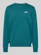 PUMA PERFORMANCE Regular Fit Sweatshirt mit Logo-Stitching in Bottle, ...