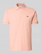 Lacoste Regular Fit Poloshirt aus reiner Baumwolle in Altrosa, Größe L