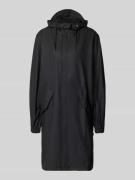 RAINS Regular Fit Parker mit Kapuze Modell 'Fishtail' in Black, Größe ...