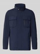 bugatti Regular Fit Jacke mit Stehkragen in Marine, Größe 26