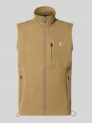 Polo Ralph Lauren Regular Fit Weste aus Baumwoll-Mix in Beige, Größe L