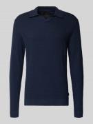Jack & Jones Premium Regular Fit Poloshirt in Strick-Optik Modell 'Ril...