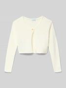 Mayoral Regular Fit Jacke in Strick-Optik in Offwhite, Größe 104