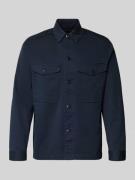 G-Star Raw Regular Fit Hemdjacke mit Brusttaschen in Marine, Größe L