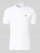 Lacoste Regular Fit Poloshirt aus reiner Baumwolle in Weiss, Größe L