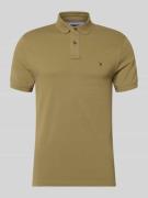 Tommy Hilfiger Regular Fit Poloshirt aus Baumwoll-Mix in Schilf, Größe...