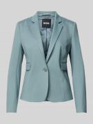 BOSS Slim Fit Blazer aus Viskose-Mix Modell 'JIA14' in Mint, Größe 34