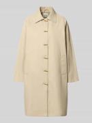 ICHI Mantel mit Umlegekragen und Eingrifftaschen Modell 'GEZAV' in Bei...