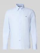 Tommy Hilfiger Regular Fit Freizeithemd aus reiner Baumwolle in Bleu, ...