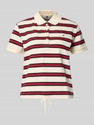 Tommy Hilfiger Regular Fit Poloshirt aus Baumwoll-Mix in Rot, Größe L