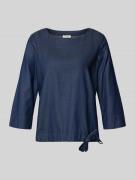 Christian Berg Woman Blusenshirt im Denim-Look mit 3/4-Arm in Marine, ...