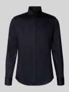 SEIDENSTICKER Slim Fit Business-Hemd aus Baumwolle mit Kentkragen in B...