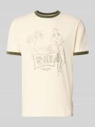 Guess T-Shirt mit Motiv-Print Modell 'NO PLAN TO LEAVE' in Offwhite, G...