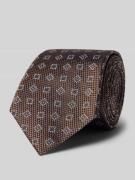 JOOP! Collection Krawatte aus Seide im Allover-Look (8 cm) in Schoko, ...