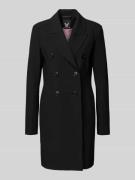 Fuchs Schmitt Regular Fit Mantel mit Viskose-Anteil in Black, Größe 38