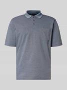 Christian Berg Men Regular Fit Poloshirt mit Brusttasche in Jeansblau,...