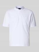 Christian Berg Men Regular Fit Poloshirt mit Brusttasche in Weiss, Grö...