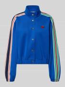 LOLLYS LAUNDRY Sweatjacke mit Kontraststreifen Modell 'Brooklynn' in R...