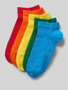 MCNEAL Sneakersocken aus Baumwoll-Mix in 5er-Pack in Blau, Größe 39/42