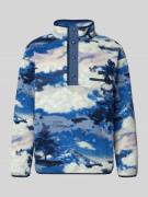 COLUMBIA Regular Fit Pullover mit Logo-Patch in Marine, Größe L