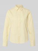 Gant Regular Fit Bluse mit Label-Stitching Modell 'ONEBUY' in GELB, Gr...