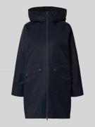 Barbour Regular Fit Parka aus Baumwoll-Mix in Marine, Größe 34