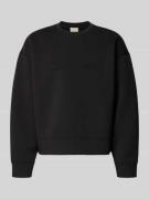 CK Calvin Klein Sweatshirt mit Rundhalsausschnitt und Logo in Black, G...