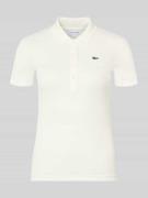 Lacoste Sport Slim Fit Poloshirt aus reiner Baumwolle in Offwhite, Grö...