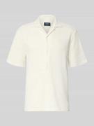 MCNEAL Regular Fit Freizeithemd mit Strukturmuster in Ecru, Größe L