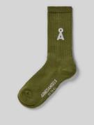 Armedangels Socken aus Baumwoll-Mix Modell 'SAAMUS BOLD' in Oliv, Größ...