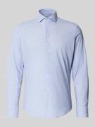 SEIDENSTICKER Slim Fit Business-Hemd mit Haifischkragen in Bleu, Größe...