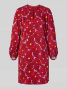 Luisa Cerano Tunikakleid aus Viskose mit Schlüsselloch-Ausschnitt in D...
