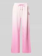 LIU JO SPORT Sweatpants mit elastischem Bund in Rosa, Größe M