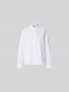 Closed Hemdbluse mit verdeckter Knopfleiste in Weiss, Größe M