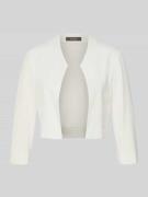 Vera Mont Bolero mit offener Vorderseite in Offwhite, Größe 38