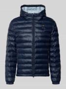 Blauer Usa Steppjacke mit Zweiwege-Reißverschluss Modell 'Charles' in ...