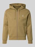 Polo Ralph Lauren Regular Fit Sweatjacke aus Baumwoll-Mix in Hellbraun...