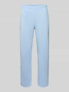 REVIEW Sweatpants aus Baumwoll-Mix in Hellblau, Größe L
