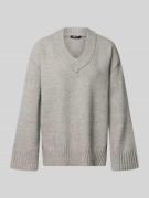 Gina Tricot Relaxed Fit Pullover in Strick-Optik mit V-Ausschnitt in M...