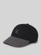 CK Calvin Klein Base Cap mit Logo-Stitching in Black, Größe 1