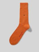 Burlington Socken mit Burlington-Niete in Orange, Größe 40-46