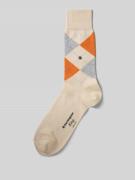 Burlington Socken mit Logo-Detail Modell 'King' in Sand, Größe 40-46
