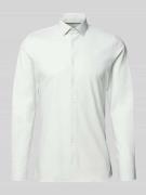 OLYMP No. Six Super Slim Fit Business-Hemd Modern Kent Uni Twill in He...