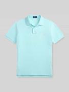 Polo Ralph Lauren Slim Fit Poloshirt aus reiner Baumwolle in Aqua, Grö...